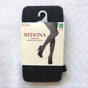 NWT Grey Sweater Tights